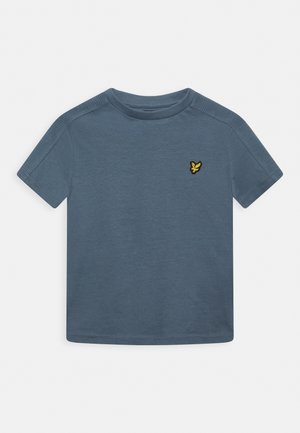 OTTOMAN PANEL TEE - Jednoduché tričko - china blue