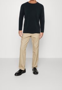 KnowledgeCotton Apparel Strickpullover - dark blue