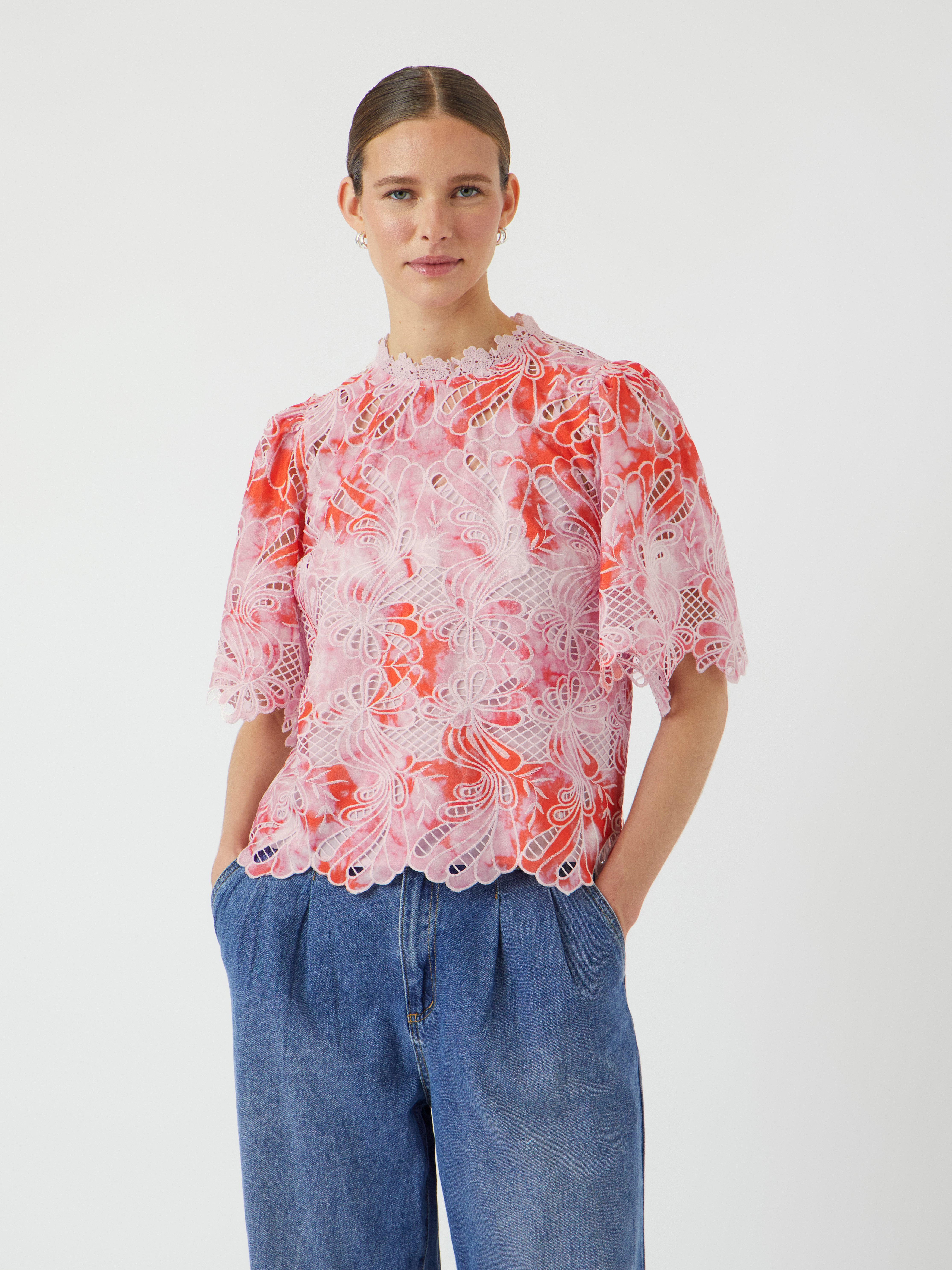 売れ筋商品|||ヤス シャツ レディース トップス YASCIRA - Blouse - cherry tomato Yascira Top Cherry Tomato - YAS - Image AS