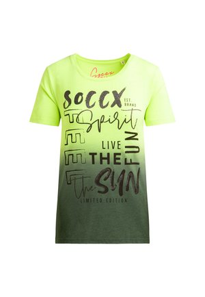 Soccx, T-Shirt print - electric lemon