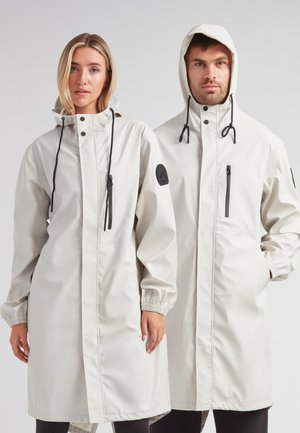 ELEMENTS LONGLINE HOODED RAINCOAT - Parka - OFF WHITE
