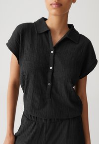 OPUS MID RISE CROPPED WIDE FIT CRASH - Jumpsuit - black