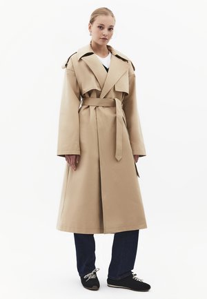 OXXO, OXXO LONG TRENCHCOAT WITH BELT - Trench - incense
