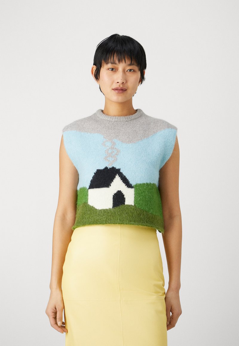 Stieglitz ROS GILET TShirt print multicoloured/mehrfarbig Zalando.de