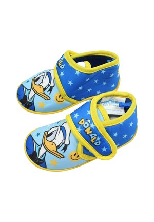 DISNEY -IMPRIMÉ DONALD - Chaussons - bleu jaune