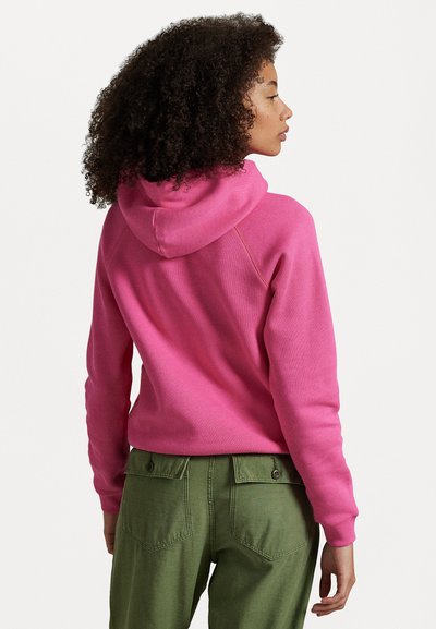 Polo Ralph Lauren SHRUNKEN FIT FLEECE HOODIE - Ikdienas džemperis - desert pink