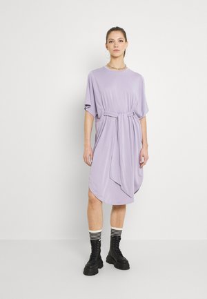 Jersey dress - lilac purple dusty light