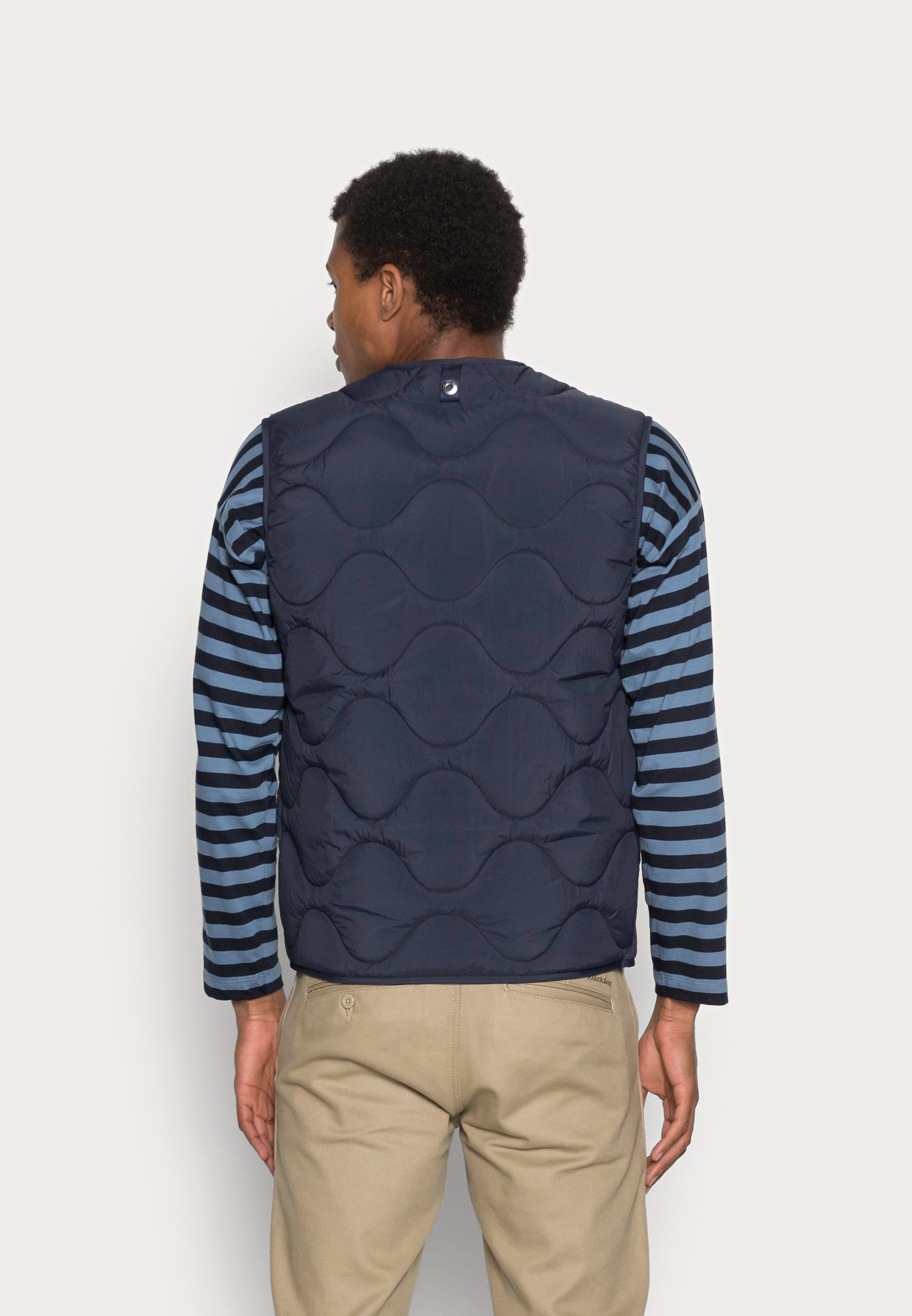 ARKET Waistcoat - blue/dark blue 