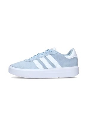 adidas Originals PLATFORM COURT - Sneakers basse - blau weiß