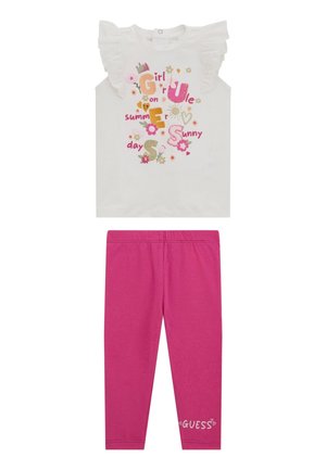 SET - Leggings - weiß