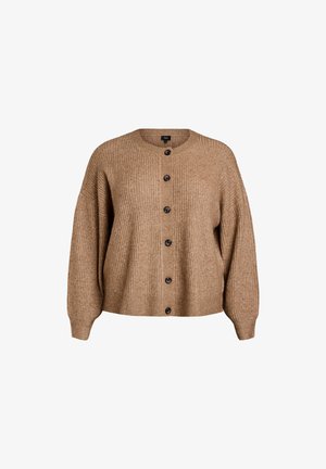 Zizzi, Cardigan - desert taupe mel
