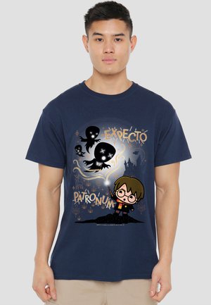 Cotton Soul, HARRY POTTER EXPECTO PATRONUM CHIBI POTTER V2 - Print T-shirt - dark blue