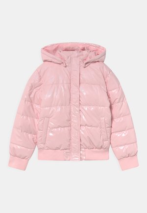 GLITTER HOODED PADDED ZIP - Veste d'hiver - light pink