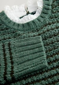 STITCHY PIE COLLAR LAYER - Džemperis - khaki green