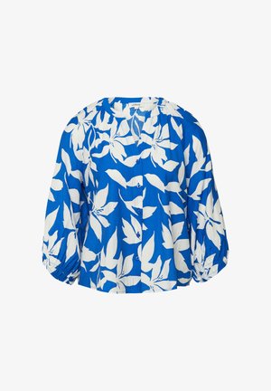 s.Oliver, BLUSE - Blouse - blau creme