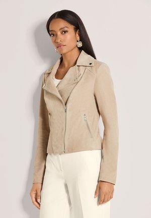 MADELEINE, Leren jas - beige