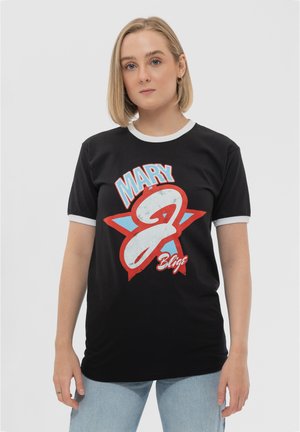 Paradiso Clothing MARY J BLIGE AMERICANA RINGER - Print T-shirt - black