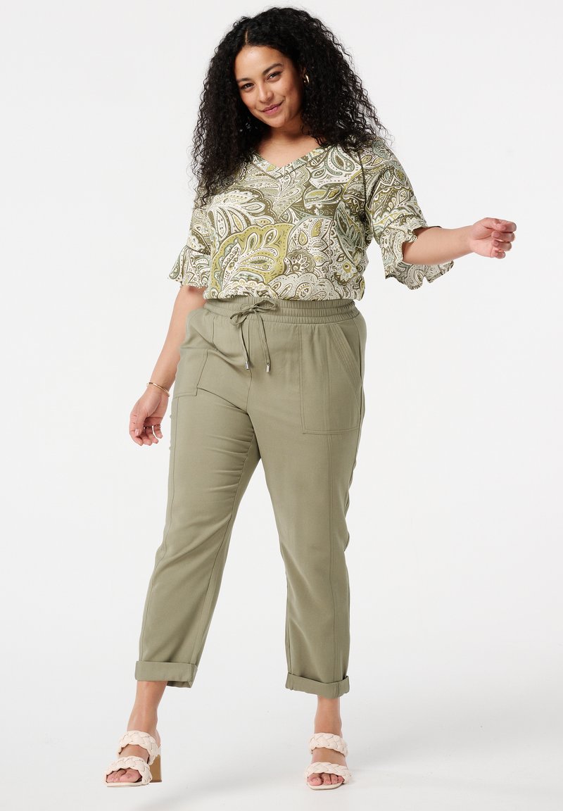 MS Mode MS MODE T-SHIRT Pantalon classique khaki/kaki