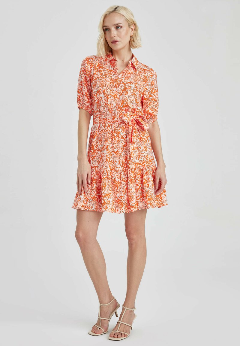 DeFacto Blousejurk geel DeFacto Blousejurk geel