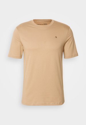 Scotch & Soda REGULAR FIT ESSENTIAL LOGO - Basic T-shirt - desert sand