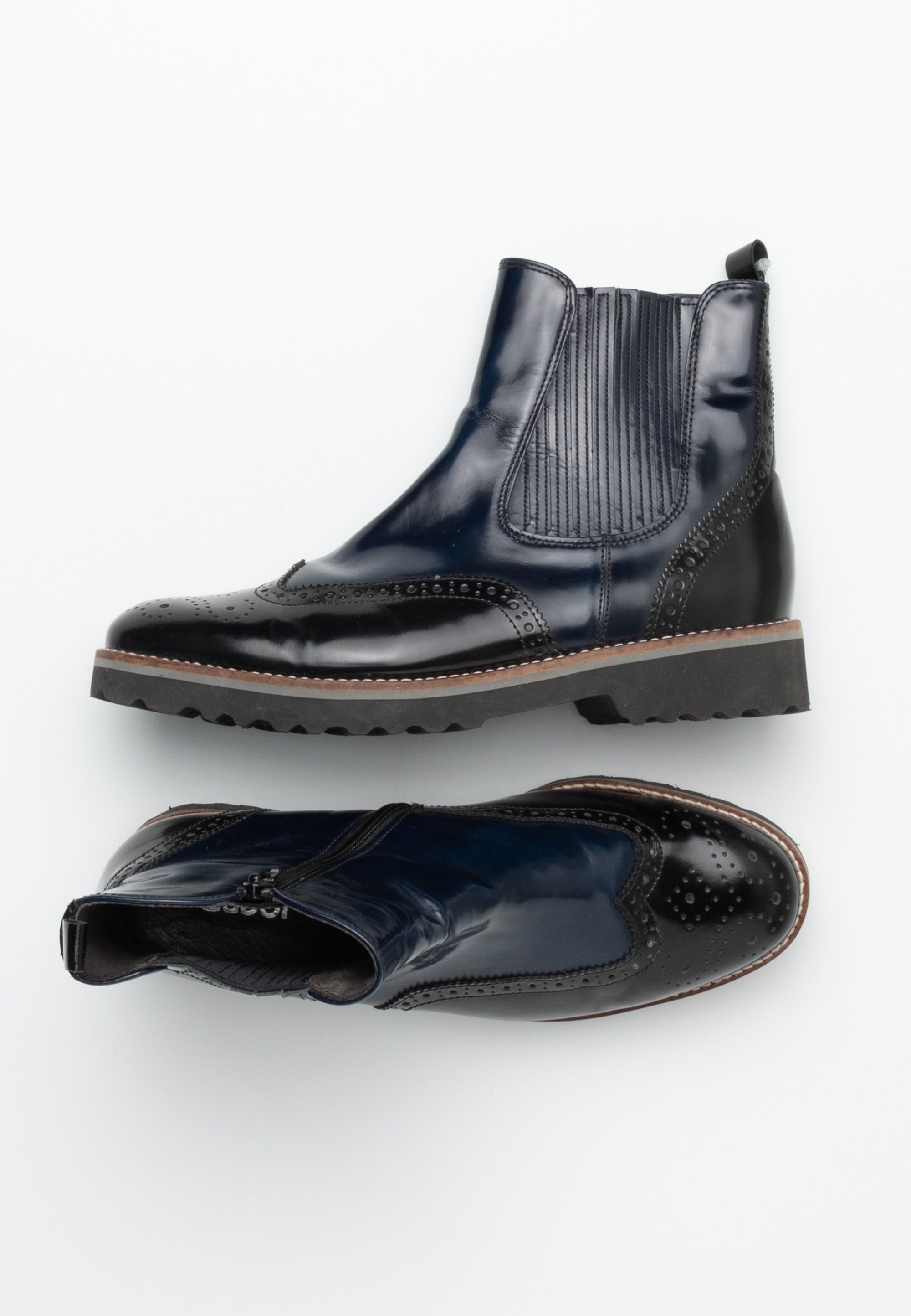 Gabor Ankle boots blue (Pre-owned) Zalando