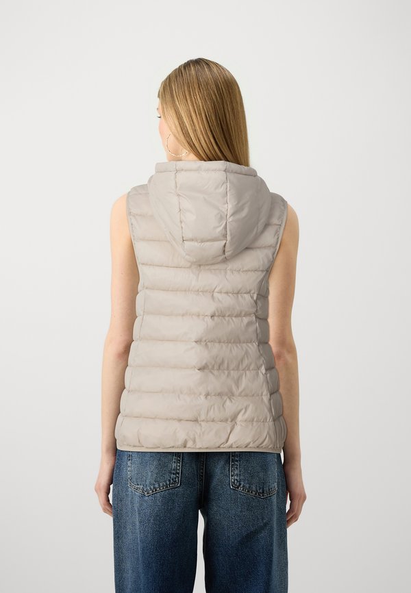 ONLNEWTAHOE HOOD - Waistcoat - pumice stone3