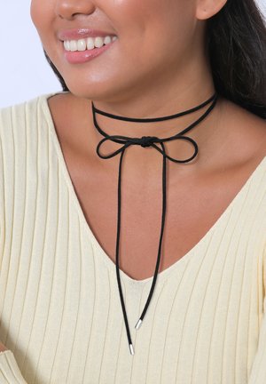 CHOKER BOW - Grandinėlė - schwarz