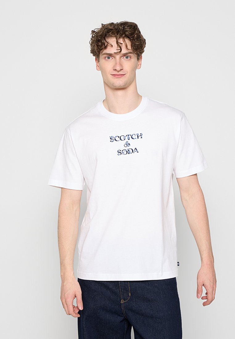 Scotch & Soda T-shirt print wit