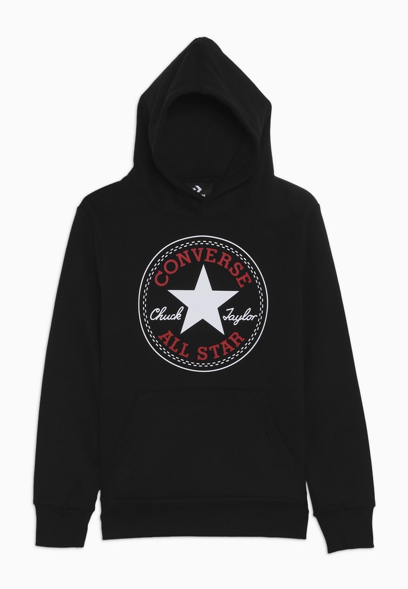 Converse CHUCK PATCH HOODIE - Felpa con cappuccio - black