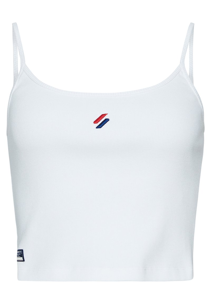 Superdry & Co Top wit denim/whitedenim Superdry & Co Top wit denim/whitedenim