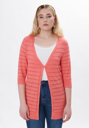 Cardigan - coral