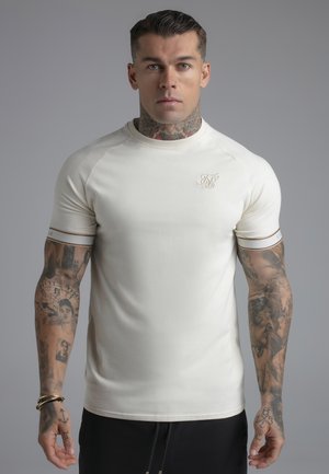 SIKSILK, TECH - Camiseta básica - ecru
