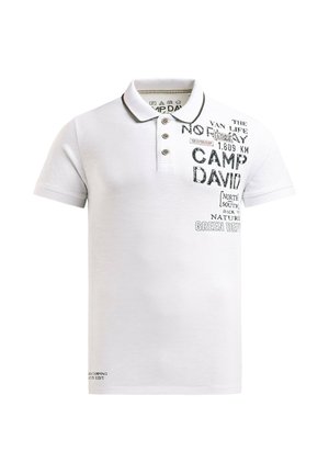 Camp David, CAMP DAVID POLOSHIRT MIT VINTAGE PRINTS - Polo shirt - offwhite