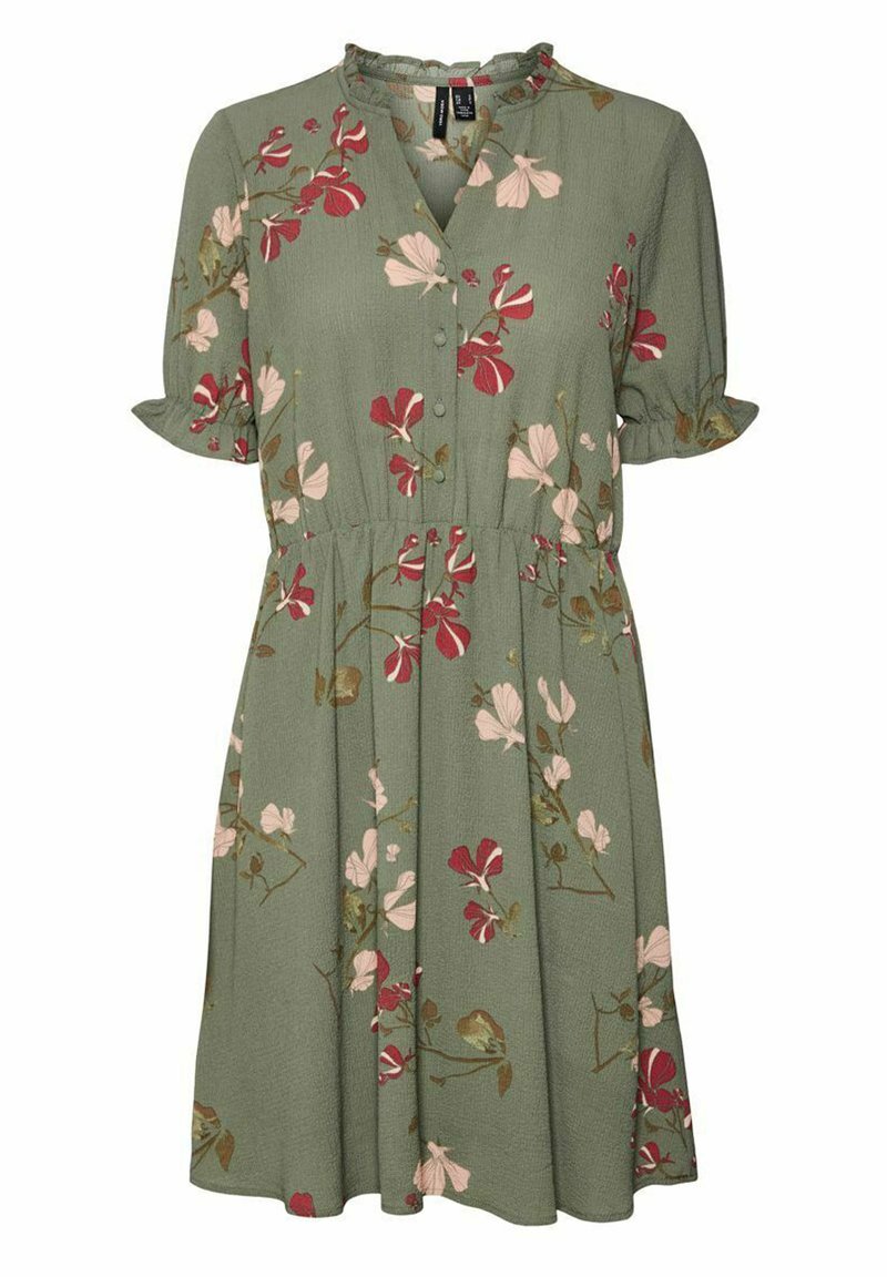 Vero Moda Blousejurk lichtgroen