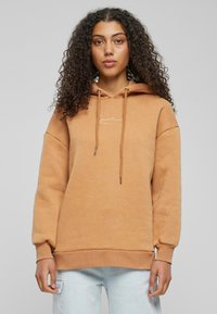 Karl Kani - SMALL SIGNATURE LONG FIT - Hoodie - cognac Thumbnail Image 1