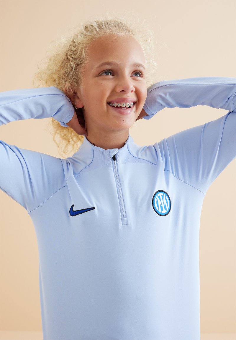 Nike Performance INTER YNK DF STRK DRILL TOP K - Fotbalový dres - light marine/black/lyon blue