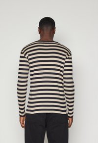 Mads Nørgaard MIDI RIB TOBIAS TEE  - Camiseta de manga larga - seneca rock/black
