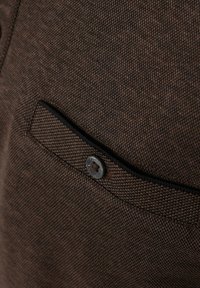 CASAMODA LANGARM GESTREIFT - Poloshirt - braun