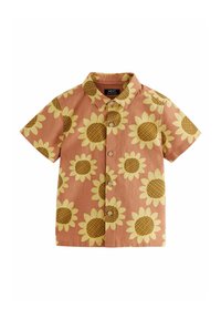 Next REGULAR FIT - SHORT SLEEVES SUNFLOWER - Skjorter - rust brown