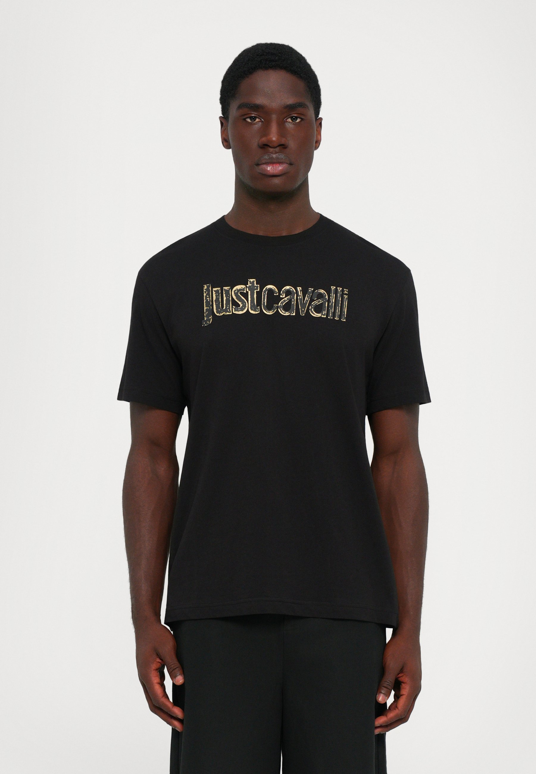 Just Cavalli - T-shirt z nadrukiem/czarny - Zalando.pl