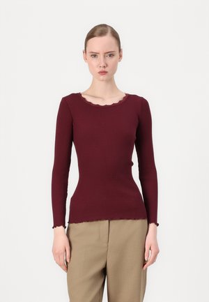 Rosemunde BABETTE REGULAR  - Pitkähihainen paita - fudge