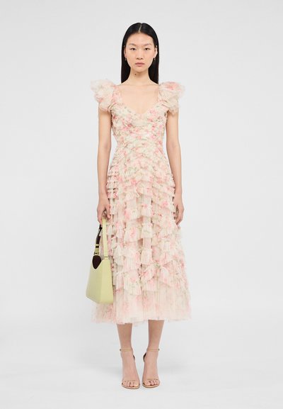 Needle & Thread SUMMER POSY LOLA BACKLESS BALLERINA DRESS - Cocktail dress / Party dress - moonshine/coral