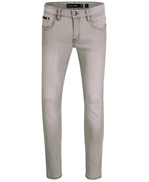 STRETCH - Jeans Straight Leg - grey denim