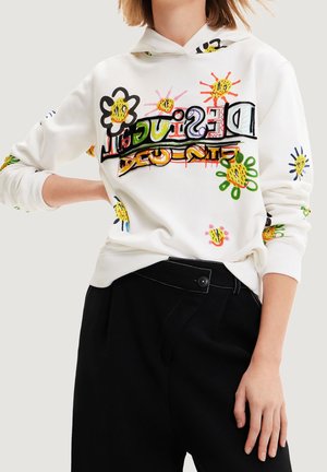 Sweat à capuche - off-white