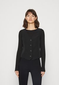 VILA VIKAROLINA VEST - Γιλέκο - black