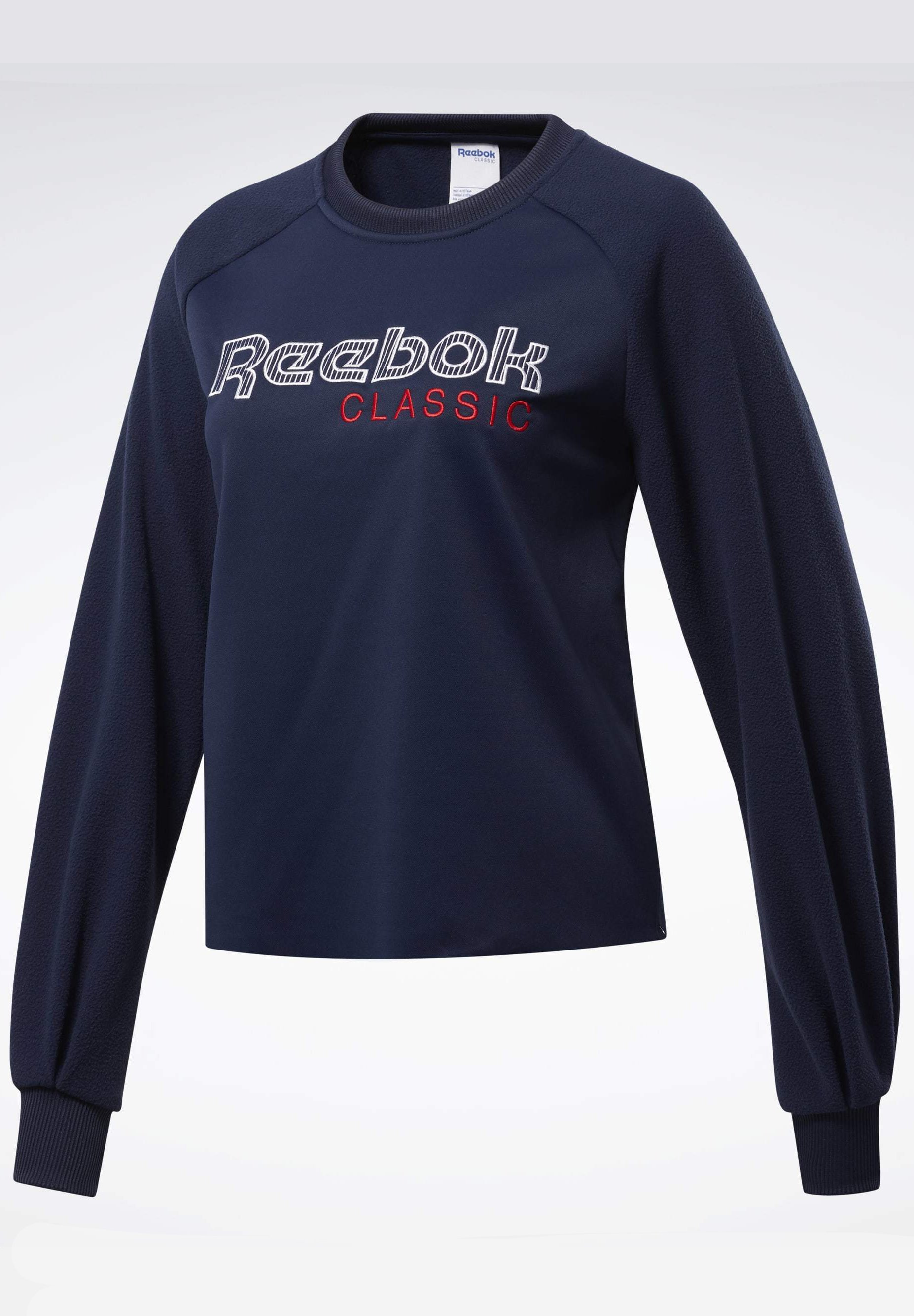 Reebok Classic CLASSICS CREW SWEATSHIRT Sweatshirt blue Reebok Classics bright blue logo sweatshirt | Sweatshirts