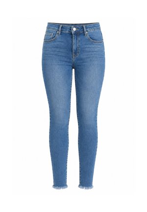 Elara, Highwaist Push Up - Vaqueros pitillo - blau