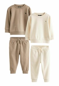 Next - JOGGER SET 2 PACK  REGULAR FIT - Športni pulover - putty ecru white Miniaturna slika 1