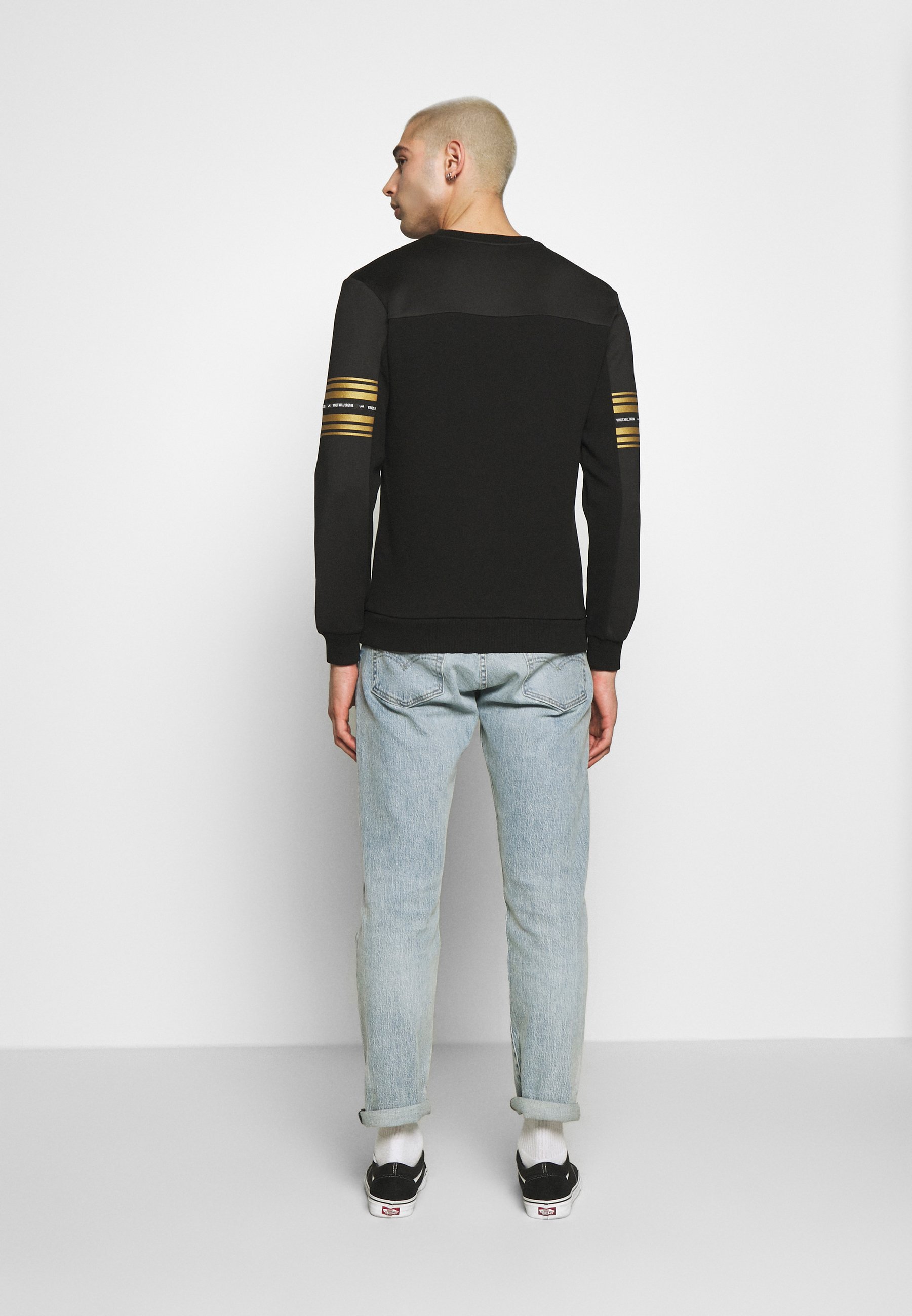Kings Will Dream Sweatshirt blackgold Zalando.no Kings Will Dream Sweatshirt - black/gold