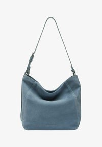 Unausgewählt, blue denim suede